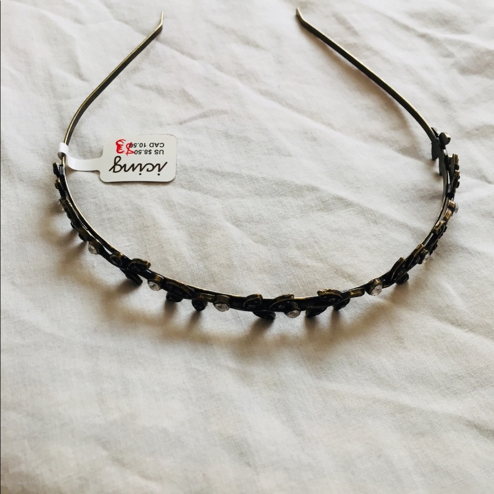SALE 3 for $15 Icing Brown Embellished Headband